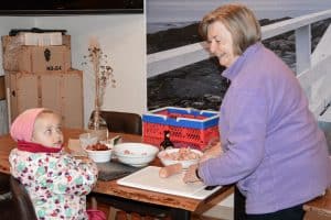 Verpflegung: Ingrid & Hanne