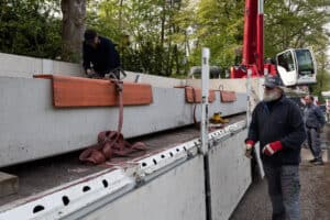 Die neue Treppe ist da