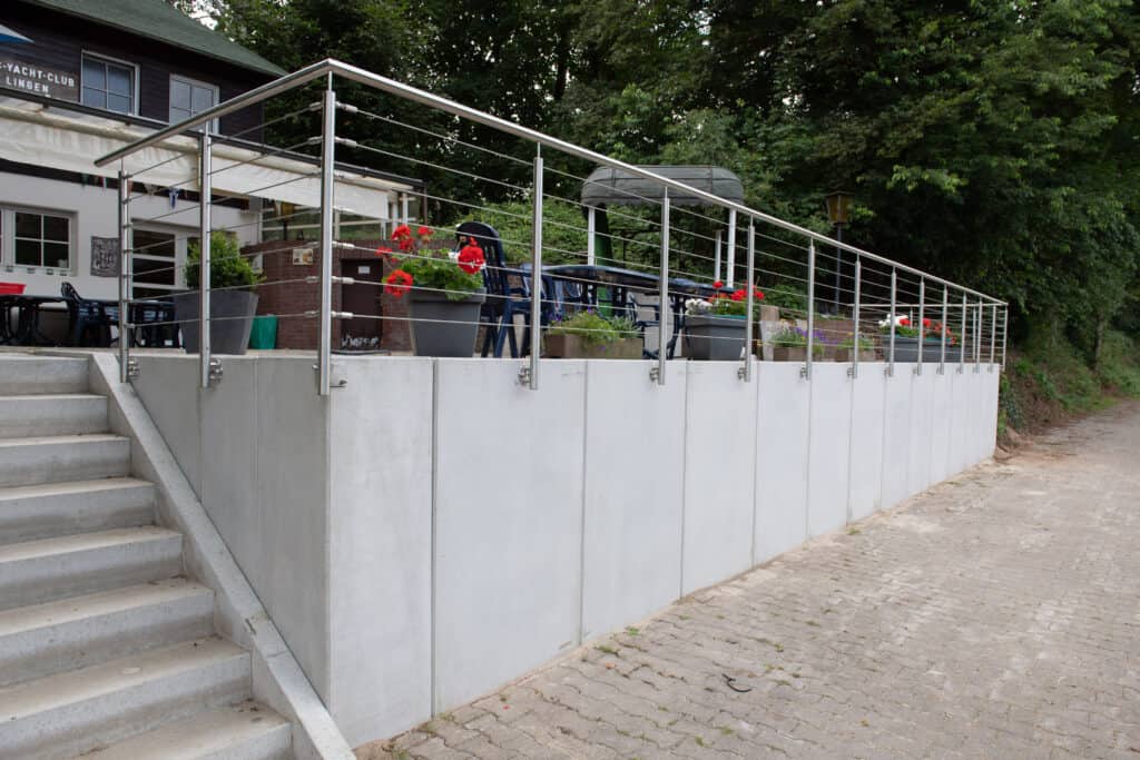 Modernisierung der Clubanlage: Terrasse